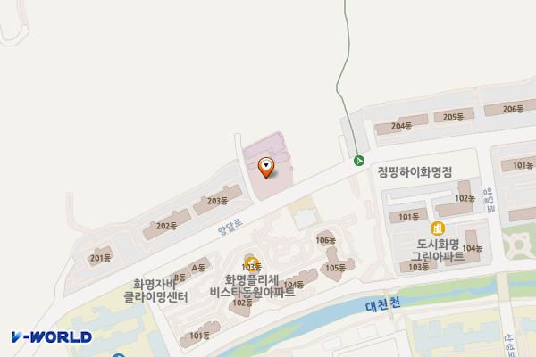 정화양로원 위치 지도 — 부산광역시 북구 양달로 55