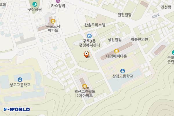 장선종합사회복지관 위치 지도 — 부산광역시 북구 시랑로114번길 45, 장선종합사회복지관 (구포동)