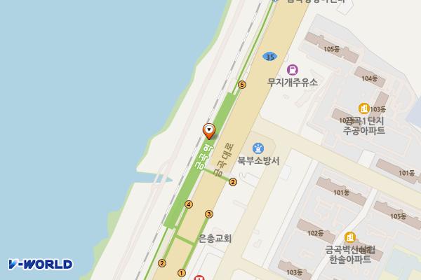 금곡 지하철역 위치 지도 — 부산광역시 북구 금곡대로 685