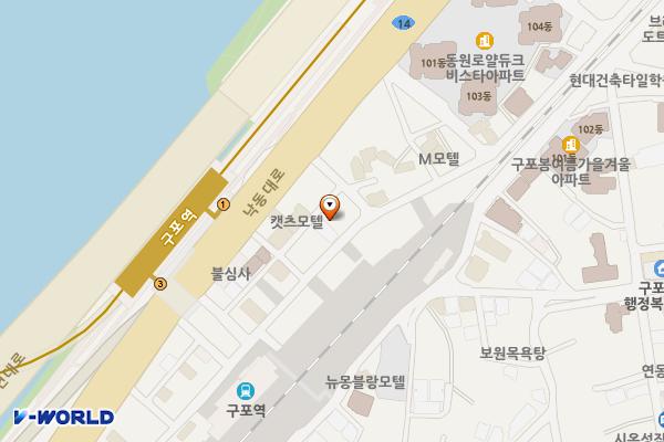 문화예술플랫폼 위치 지도 — 부산광역시 북구 구포만세길 113