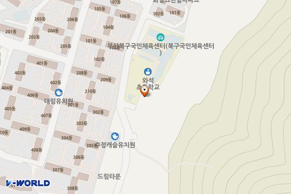 북구국민체육센터 화장실 위치 지도 — 부산광역시 북구 화명대로94번길 83