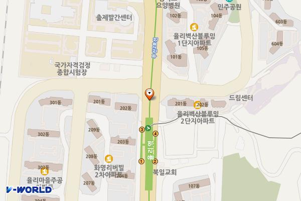 율리 지하철역 위치 지도 — 부산광역시 북구 금곡대로 지하440, 율리역 (금곡동)