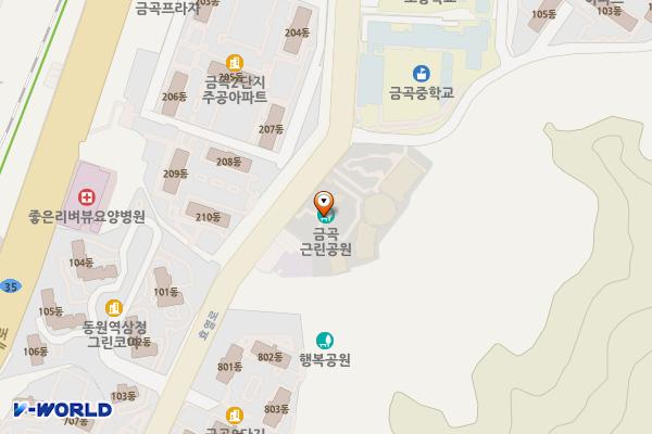 금곡청소년수련관 위치 지도 — 부산광역시 북구 효열로 158