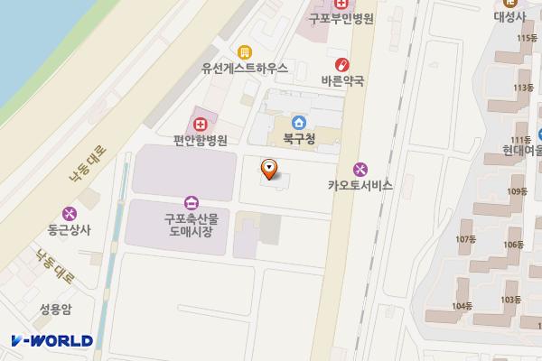 북부산등기소 위치 지도 — 부산광역시 북구 사상로583번길 14