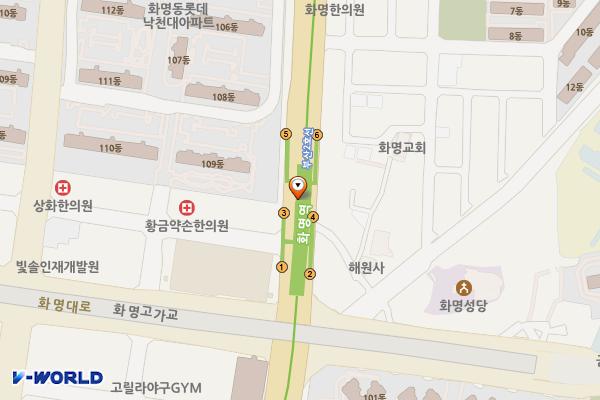 화명 지하철역 위치 지도 — 부산광역시 북구 금곡대로 지하311, 화명역 (화명동)