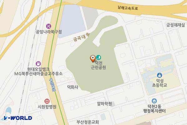 부산실내빙상장 위치 지도 — 부산광역시 북구 금곡대로46번길 50, 부산북구문화빙상센터 (덕천동)