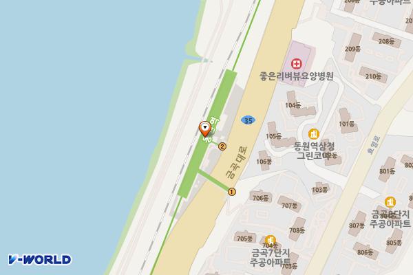 동원 지하철역 위치 지도 — 부산광역시 북구 금곡대로 575, 동원지하철역사 (금곡동)