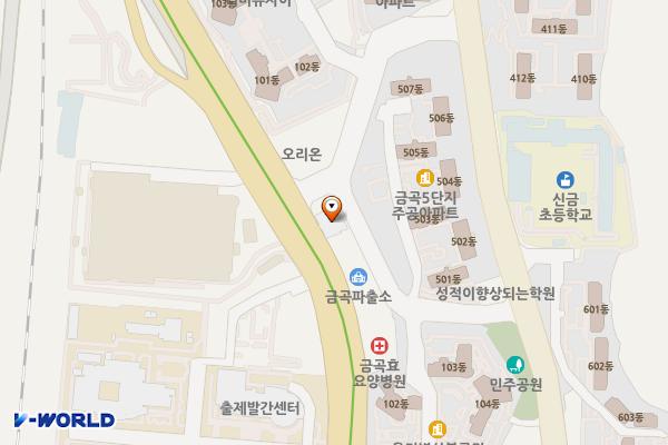금곡동 행정복지센터 위치 지도 — 부산광역시 북구 금곡대로 466
