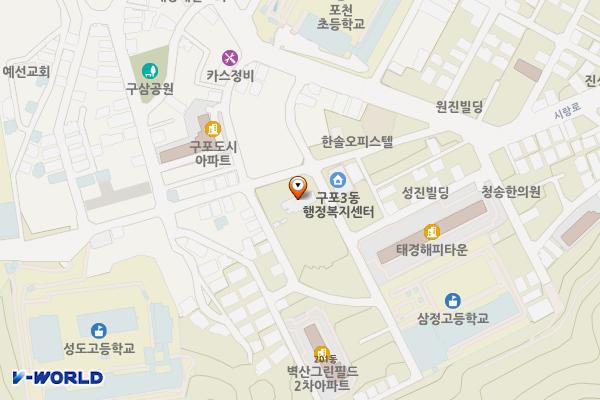 북구선거관리위원회 화장실 위치 지도 — 부산광역시 북구 시랑로118번길 22