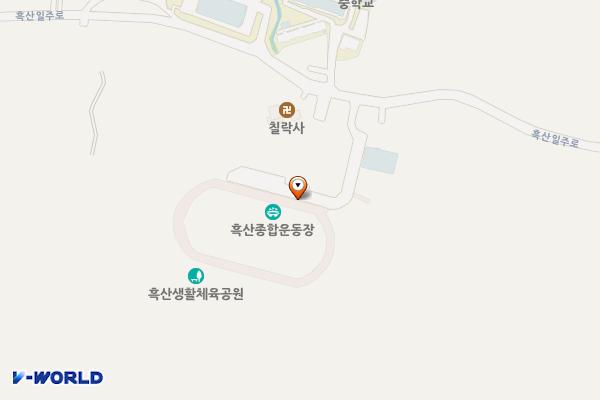 문암공설운동장 위치 지도 — 전남광주통합특별시 신안군 흑산면 진리 130번지