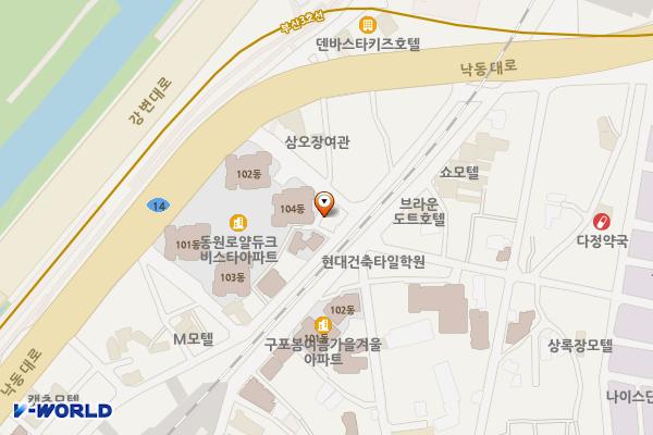구포1치안센터 위치 지도 — 부산광역시 북구 구포만세길 169