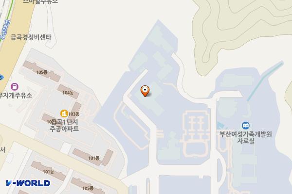 평생교육진흥원 위치 지도 — 부산광역시 북구 효열로 256