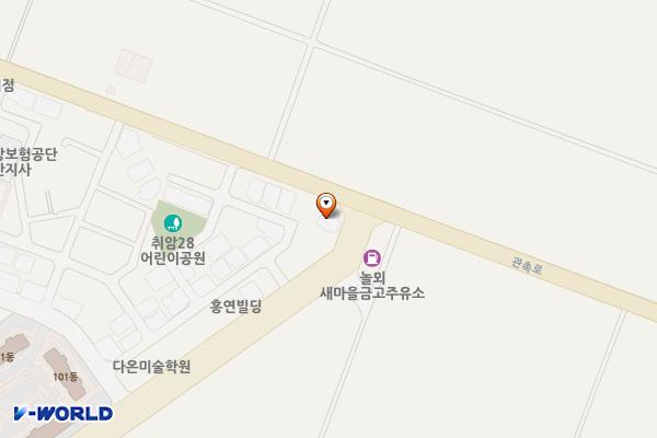 취암동 1088-5번지 임시공영주차장 위치 지도 — 충청남도 논산시 관촉로 213
