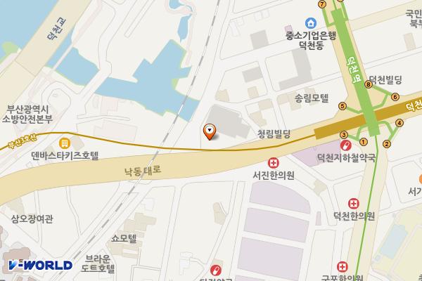 구포시장 위치 지도 — 부산광역시 북구 낙동대로 1773