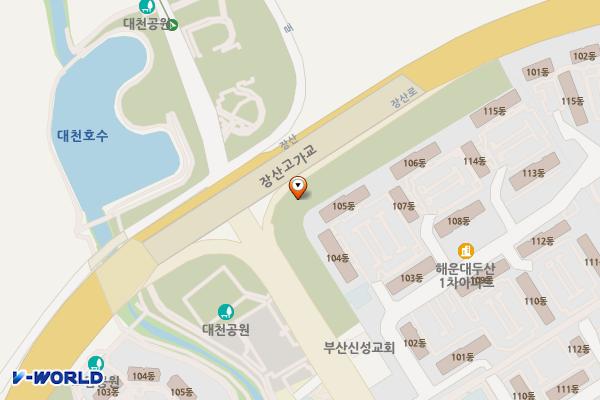 대천공원4호 위치 지도 — 부산광역시 해운대구 양운로 202