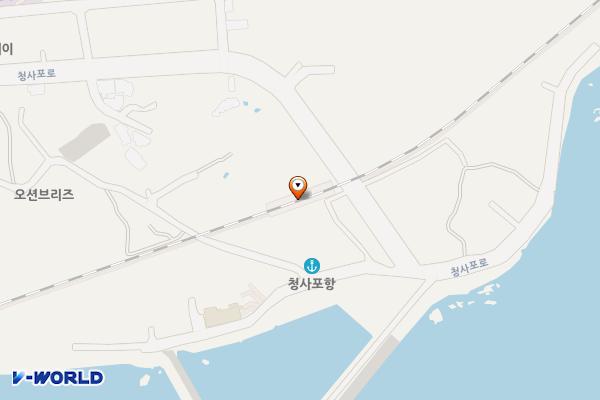 해운대블루라인(주)청사포정거장 위치 지도 — 부산광역시 해운대구 청사포로 116, 청사포정거장 (중동)