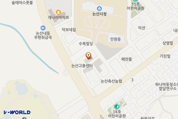 내동 949번지 임시공영주차장 위치 지도 — 충청남도 논산시 내동 949