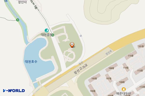 대천공원2호 위치 지도 — 부산광역시 해운대구 장산로 331-18