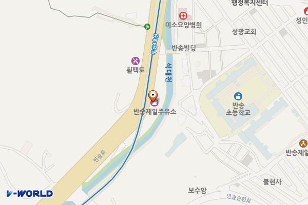 반송제일주유소 위치 지도 — 부산광역시 해운대구 반송로 780 (석대동)