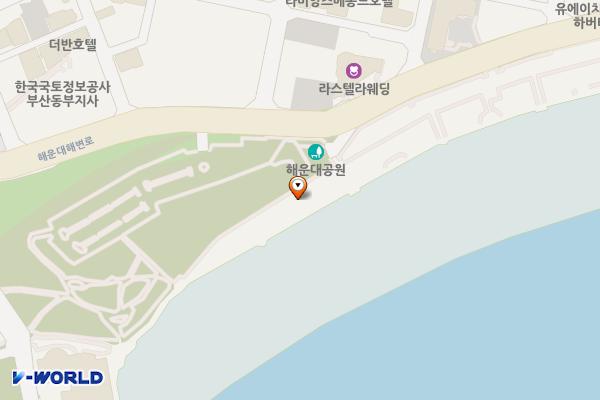 해운대해수욕장 3호 위치 지도 — 부산광역시 해운대구 해운대해변로 226(우동)