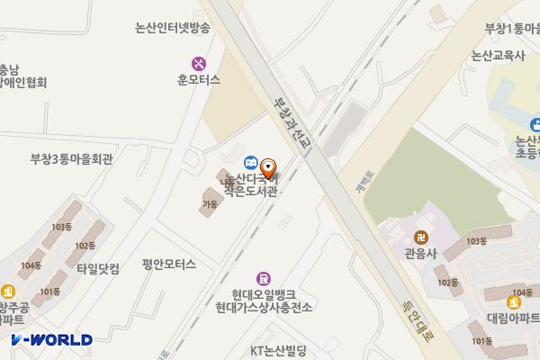 부창동 179-10번지 공영주차장 위치 지도 — 충청남도 논산시 부창동 179-10