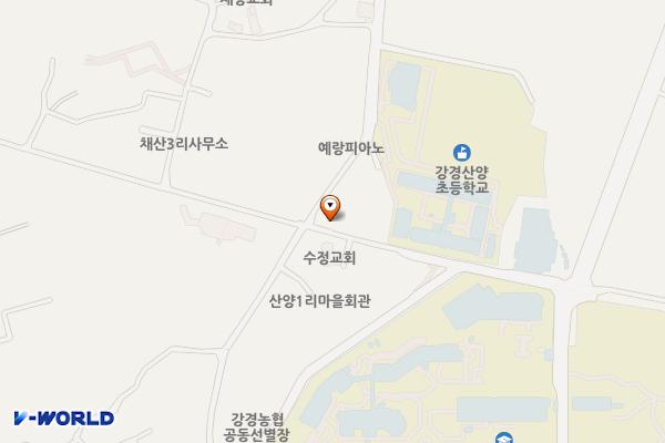 강경 산양1리 공영주차장 위치 지도 — 충청남도 논산시 강경읍 산양1길 1