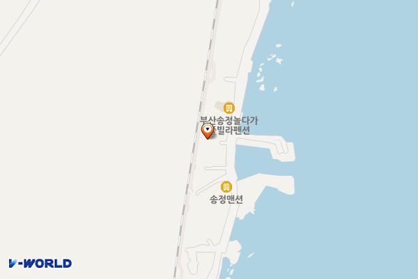 카페CCD송정점 위치 지도 — 부산광역시 해운대구 송정구덕포길 140-5, 한라횟집 (송정동)