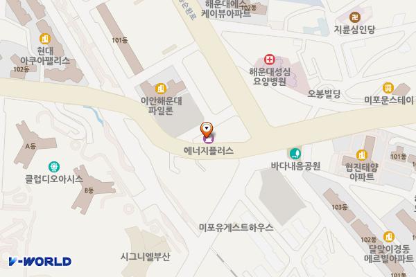 달맞이주유소 위치 지도 — 부산광역시 해운대구 달맞이길 57 (중동)