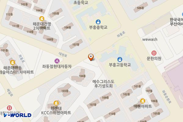 장산노인복지관 위치 지도 — 부산광역시 해운대구 좌동로 126 (좌동)