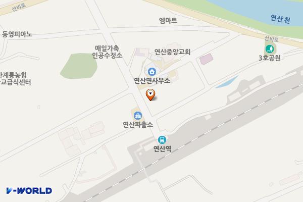 연산1 노상주차장 위치 지도 — 충청남도 논산시 연산면 선비로275번길 25-2