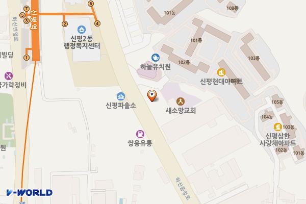 신평주유소 화장실 위치 지도 — 부산광역시 사하구 하신중앙로 166 (신평동)