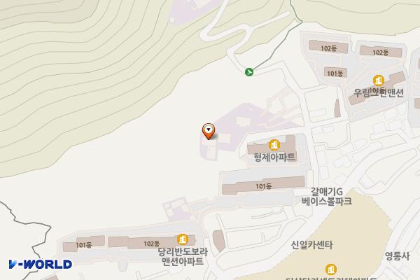 관음사 화장실 위치 지도 — 부산광역시 사하구 제석로79번길 33 (당리동)
