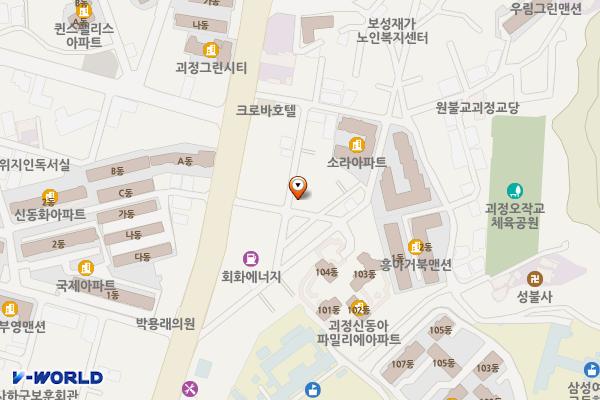 하늘샘교회 화장실 위치 지도 — 부산광역시 사하구 사하로156번길 11 (괴정동)