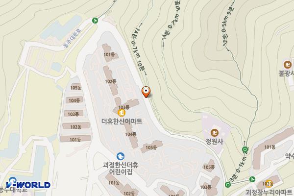 세리골약수터공중화장실 위치 지도 — 부산광역시 사하구 사리로70번나길 21-1