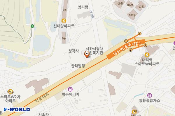 산정현교회 화장실 위치 지도 — 부산광역시 사하구 낙동대로 160 (괴정동)