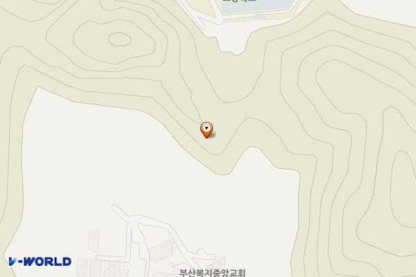 사하구예비군훈련소화장실 위치 지도 — 부산광역시 사하구 구평동 산 16-8