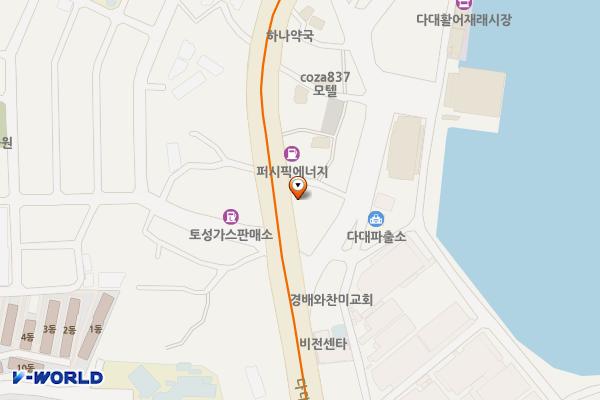 토성셀프주유소 화장실 위치 지도 — 부산광역시 사하구 다대로 581 (다대동)