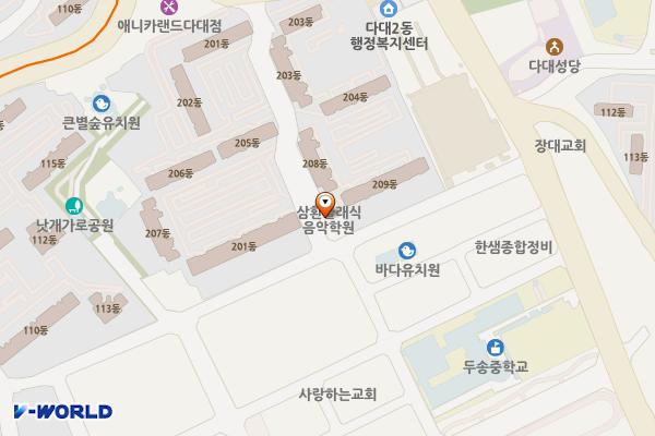 삼환상가 화장실 위치 지도 — 부산광역시 사하구 다대로429번길 20 (다대동)