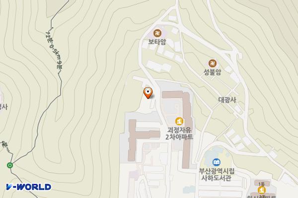 평화노인건강센터 화장실 위치 지도 — 부산광역시 사하구 승학로233번길 49 (괴정동)