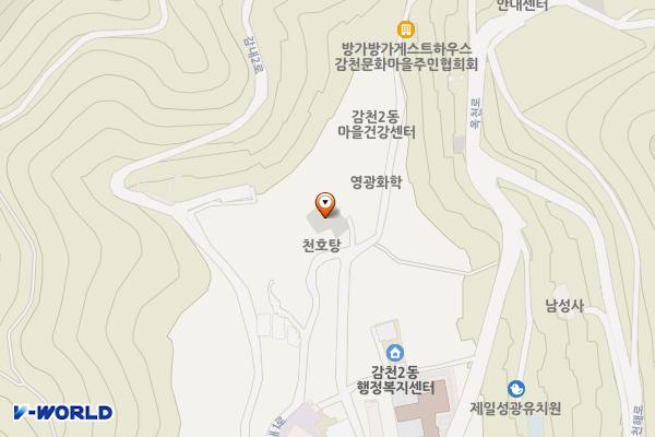 감천2동 공영주차장 화장실 위치 지도 — 부산광역시 사하구 감내1로175번길 5 (감천동)