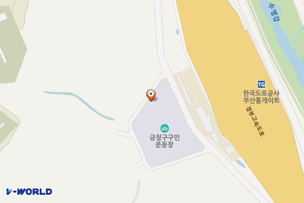 구민운동장 공중화장실 위치 지도 — 부산광역시 금정구 고분로 148 (두구동, 한국도로공사 부산영업소)