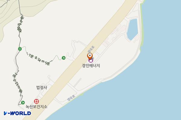 (주)경인에너지 위치 지도 — 부산광역시 강서구 생곡로 40 (녹산동)