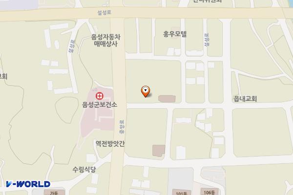 음성읍 공영주차장 위치 지도 — 충청북도 음성군 음성읍 읍내리 405-27