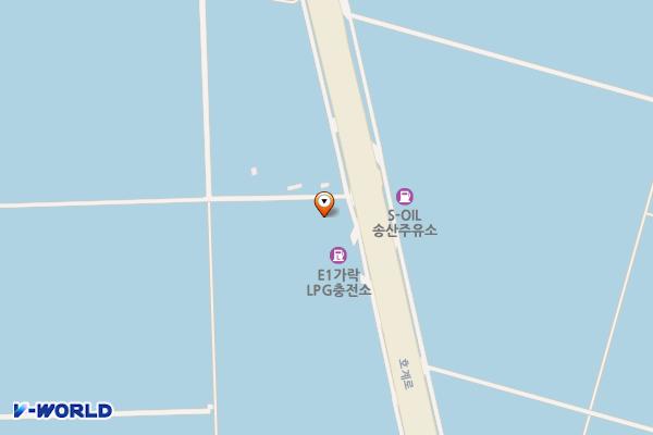 가락충전소 위치 지도 — 부산광역시 강서구 호계로 195 (죽동동)