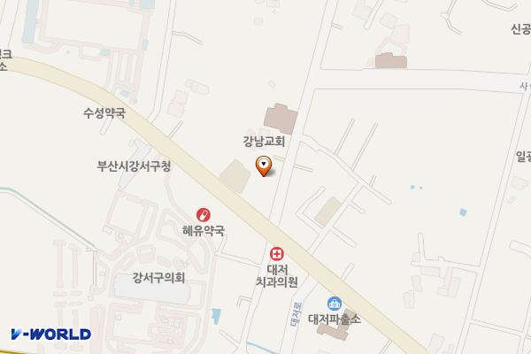 강서열린문화센터 위치 지도 — 부산광역시 강서구 대저로 269 (대저1동)