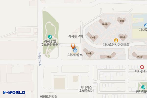 지사파출소 위치 지도 — 부산광역시 강서구 과학산단2로20번길 7-20, 지사파출소 (지사동)
