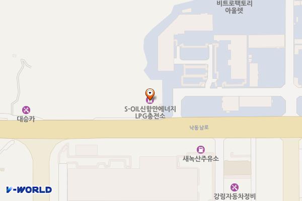 신항만에너지 위치 지도 — 부산광역시 강서구 낙동남로 507 (녹산동)