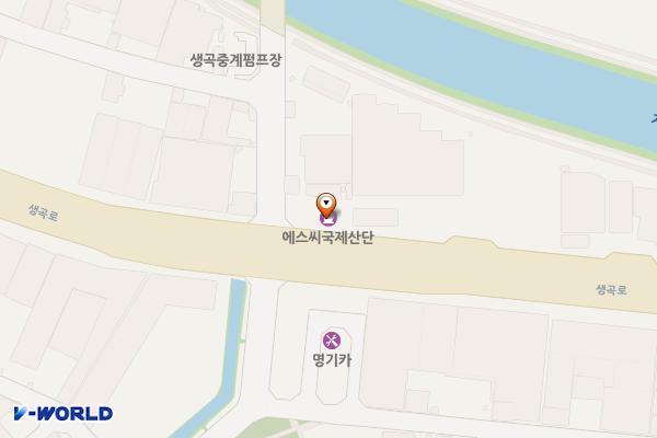 (주)시큐 국제산단주유소 위치 지도 — 부산광역시 강서구 생곡로 272 (생곡동)