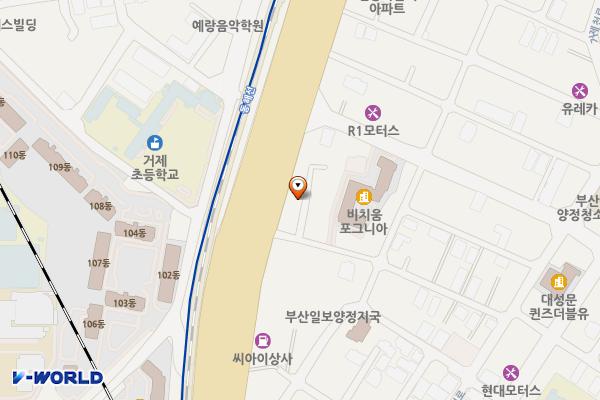 감사드림주유소 위치 지도 — 부산광역시 연제구 거제대로 98(거제동)