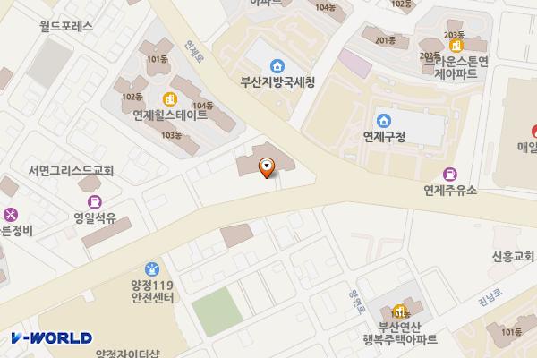 연제주유소(천일) 위치 지도 — 부산광역시 연제구 연수로 87(연산동)